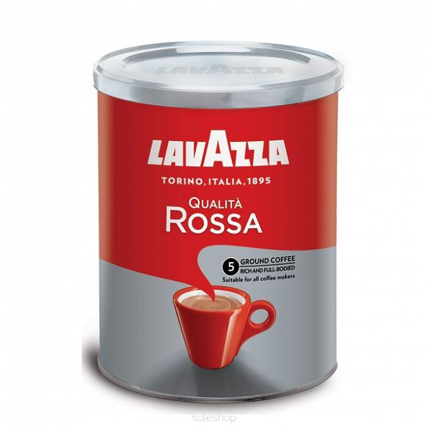 LAVAZZA • Kawa mielona Qualita Rossa • puszka 250 g